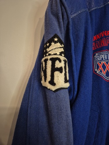 Campri 1991 Super Bowl New York Giants Jacket Men's NFL Varsity Top Large - Picture 7 of 11