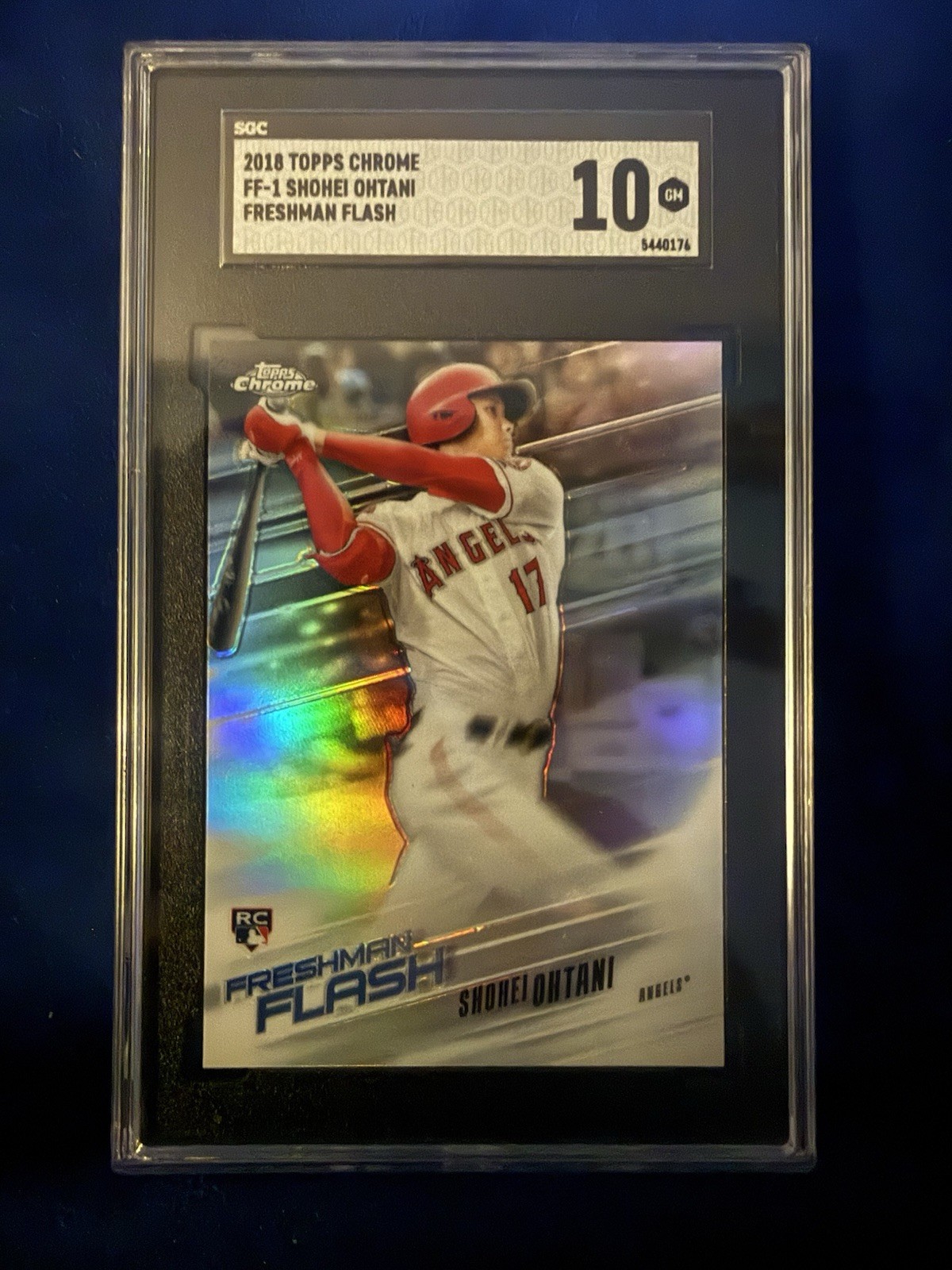 2018 Topps Chrome Shohei Ohtani Freshman Flash FF-1 Rookie SGC 10 Angels