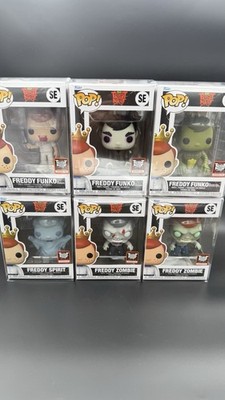 Funko Pop Fright Night SE 6 pk Hannibal Nosferatu Creature Zombie Bloody Spirit