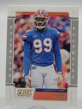 2019 SCORE JACHAI POLITE SCORECARD ROOKIE FOOTBALL CARD FLORIDA RAMS NFL 372