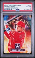 2018 Panini Diamond Kings Gallery Of Stars #GS11 Shohei Ohtani Rookie (RC) PSA 8