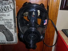 MESTEL SGE 400/3 40mm NATO GAS MASK. MADE IN ITALY. NO FILTERS. ADJUSTABLE