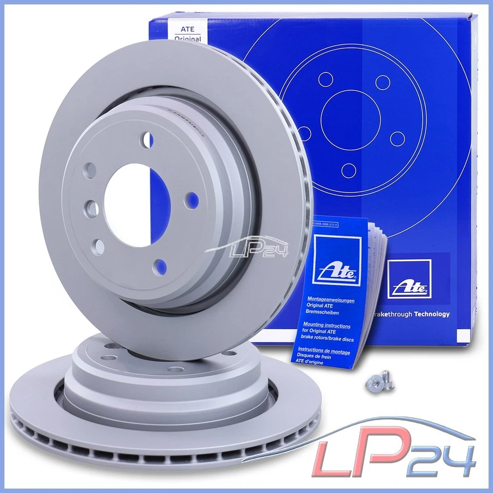 ATE DISQUES DE FREIN Ø298 + PLAQUETTES DE FREIN ARRIÈRE CÉRAMIQUES POUR BMW 5-ER - Photo 2/4