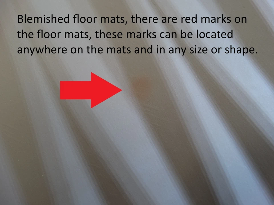 OEM 2014-2022 Infiniti Q50 All Season Rubber Floor Mats BEIGE 999E1-J5001 U-1 - Image 4 of 4