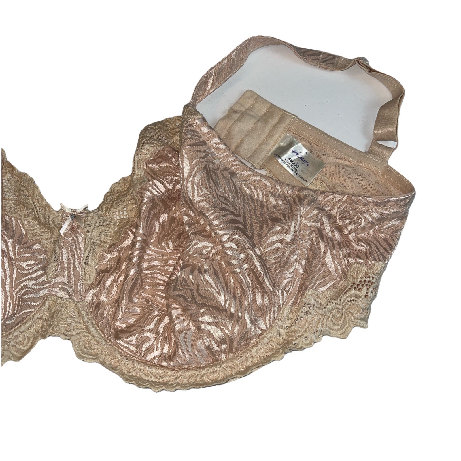 Whimsy Underwire Bra Size 46DDD Full Coverage - image 3