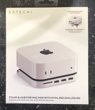 Satechi Stand  Hub for Mac Mini with NVMe SSD Enclosure ST-GNMMES 