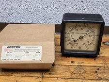 Vintage Serviceman Refrigeration Thermometer With Pointer -40°- 65° F NEW