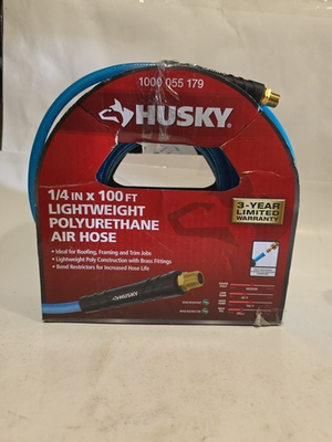 #ad Husky 1 4 in. x 100 ft. Lightweight Polyurethane Air Hose $54.99