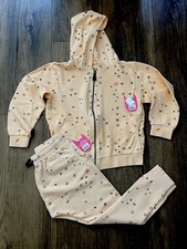 NWT Missie Munster Sweatsuit Set - Girls Size 10 - Star Pattern
