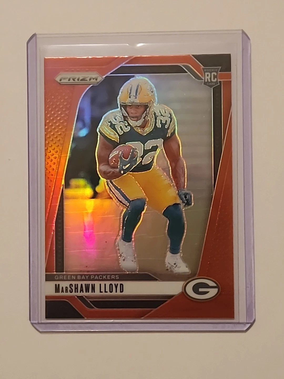 2024 PANINI PRIZM Football MARSHAWN LLOYD RED SSP (Retail) #374