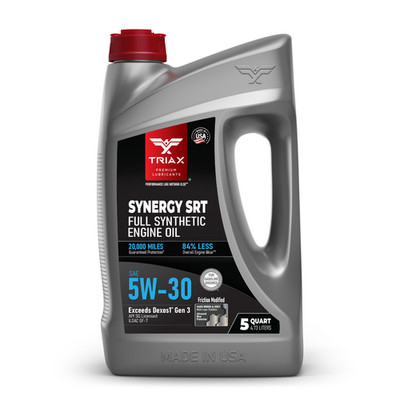 TRIAX Synergy SRT 5W-30 Full Synthetic PAO and Ester Engine Oil (5 Quart)