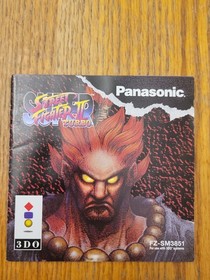Super Street Fighter II Turbo 2 Panasonic 3DO Long Box Tested Clean Box