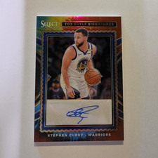  2024-25 Panini Select - #TSS-CUR Stephen Curry Top Shelf Signatures Tie-Dye /25