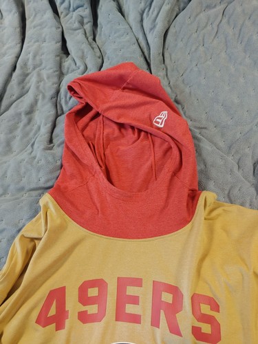 Herren New Era Gold/Rot San Francisco 49ers Pullover Hoodie XXL LEICHT - Bild 2 von 5