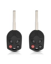 Head Key Fob Replacement Fits for Ford Focus 2012-2019/ C-Max Escape Black