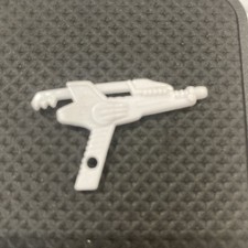 1994 Mighty Morphin Power Rangers Flip Head Blaster Weapon gun white Bandai Auto