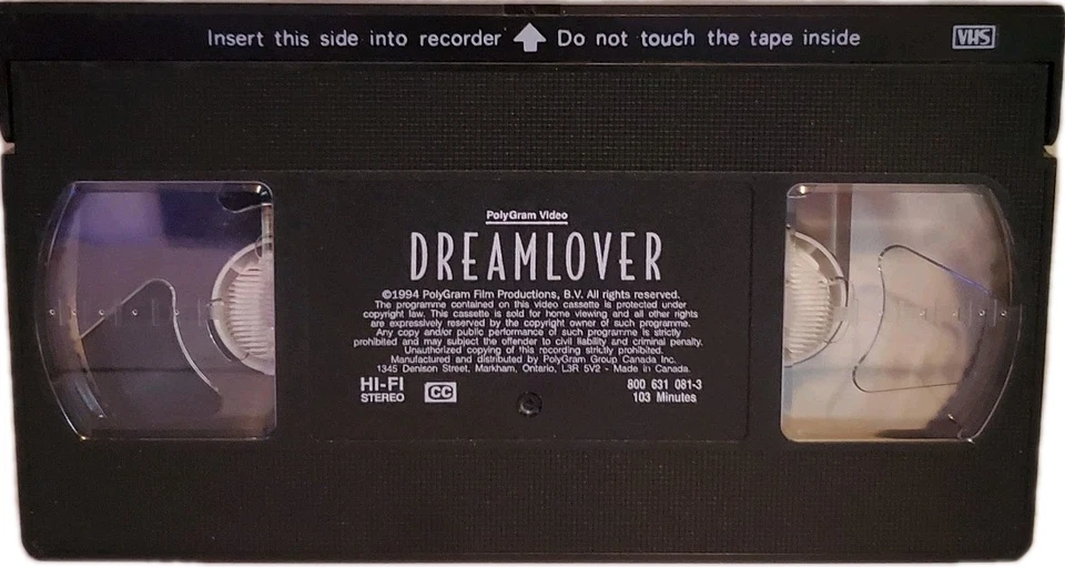 Dreamlover (VHS, 1994) James Spader, Madchen Amick - Image 3 of 3
