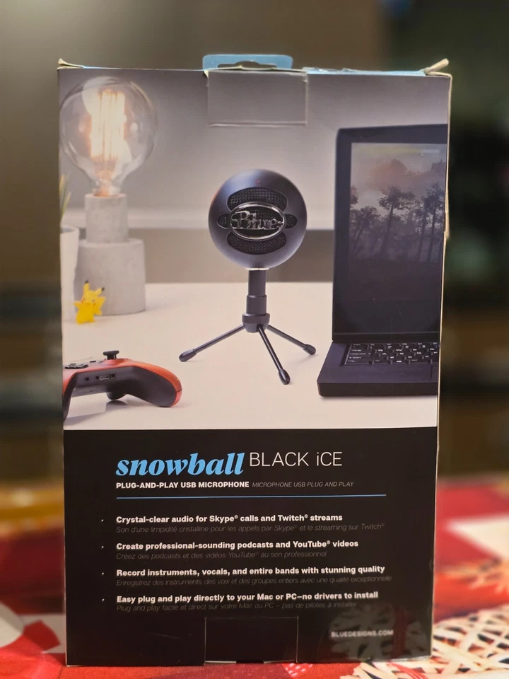 Microfono USB Logitech Snowball Ice Black - Immagine 4 di 4