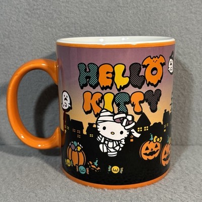 Hello Kitty Sanrio Halloween Mummy Frankenstein Vampire 16oz Mug Decor Kawaii