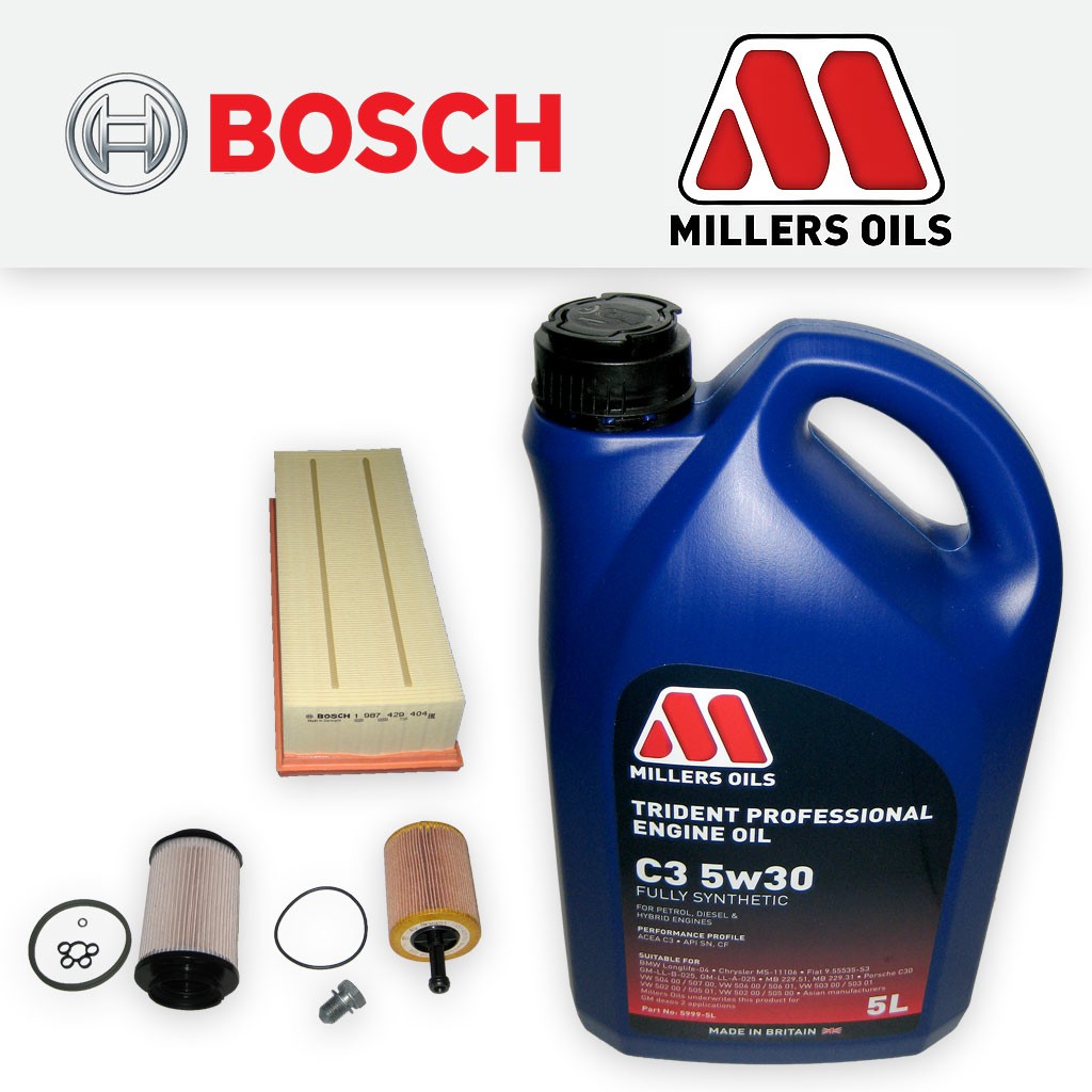 SERVICE KIT for VW JETTA (1K) 2.0 TDI OIL AIR FUEL FILTERS +5L OIL (2005-2006)