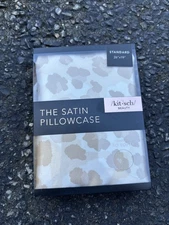 Kitsch Satin Pillow Case Leopard 26x19