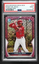 2023 Bowman Mega Box Pink Mojo Refractor 177/199 Randy De Jesus PSA 9 MINT 0h29