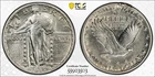 1917-D Type 2 Standing Liberty Quarter PCGS PLANCHET FLAW AU - RARE Mint Error!