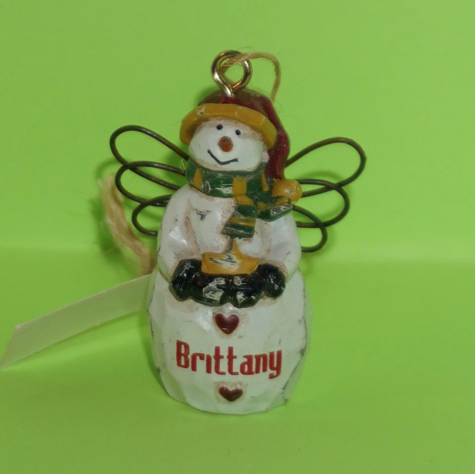 Ganz Christmas Ornament Snowman Angel Wings Woodland Snow Angel Choose Name JB - Image 2 of 4