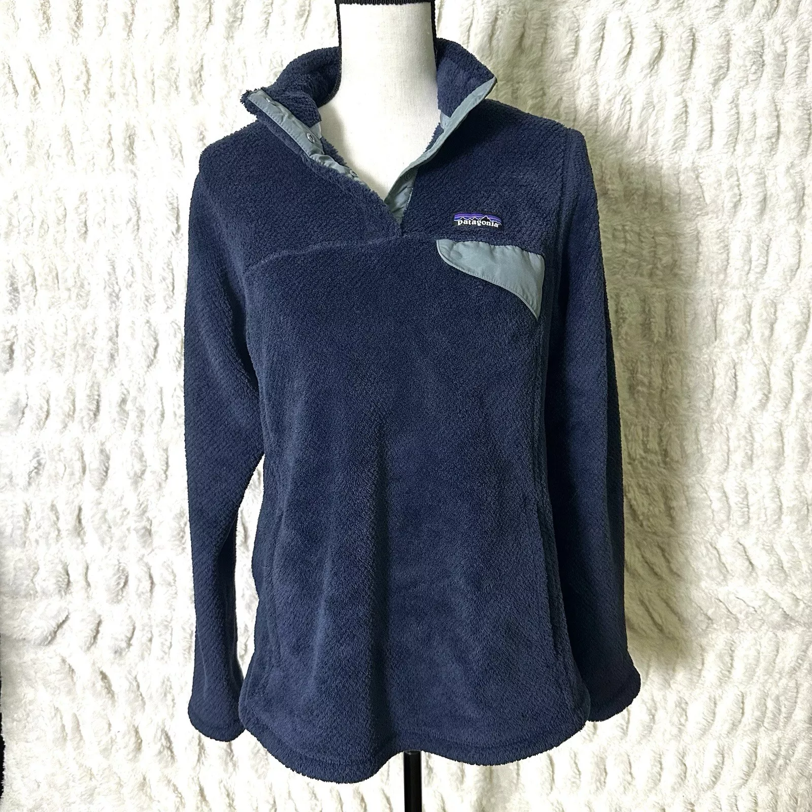patagonia re-tool snap-t polartec mock neck fleece jacket