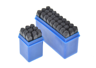 Coolty Schlagbuchstaben Set 36-teilig - 8mm Stempel Für Metall & Holz