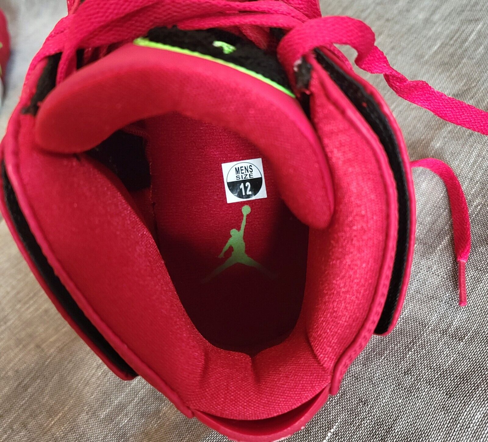 NDS Men's Nike Air Jordan Ol' School Gym Red Volt… - image 9