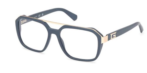 GUESS Montatura Occhiali Da Vista Donna Mod. GU50121, Colore 020 Matte Grey, Misura 53/16/145, Design Moderno E Leggero