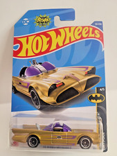 Hot Wheels 2022 Batman  4/5 TV Series Batmobile Gold