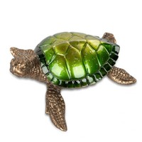SchildkröTe 12 O. 17 Cm GrüN Rot Trend-Antik GläNzend Tiere Formano Dekofigur