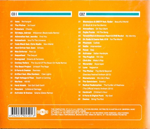 Hardstyle The Ultimate Collection Vol.2 2015 BRAND NEW SEALED MUSIC ALBUM CD - Bild 2 von 2