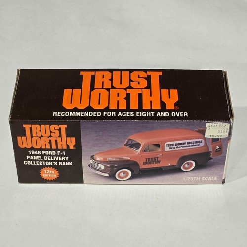 SPECCAST TRUST WORTHY 1:25 SCALE 1948 FORD F-1 PANEL TRUCK DIE CAST MODEL BANK - Picture 6 of 7