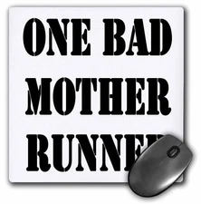 3dRose One bad mother runner MousePad