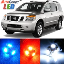 18 x Premium Xenon White LED Lights Interior Package Kit for Nissan Armada +Tool