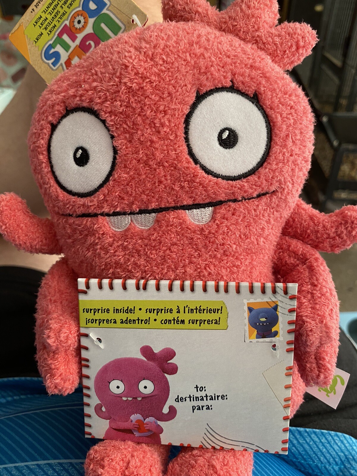 Ugly Dolls Yours Truly Moxy Pink Plush Surprise Gift Hasbro Toys Kids Soft Toy
