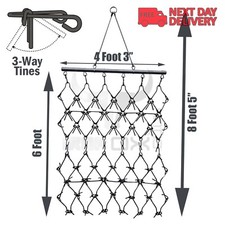 DRAG HARROW | DRAG CHAIN HARROW 1.3M 4'3" WIDE 6' LONG 3 WAY TINES 12MM