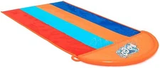 Bestway H2Ogo! 16' Quadruple Inflatable Water Slide | Includes Speed Ramp 