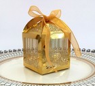 100 pieces Laser Cut Rose Flower Hollow Candy Boxes Wedding Favor