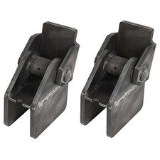 2PCS Weld On Steel Dump For Truck Trailer Hinges Work On Any 2" Rectangular Tube