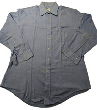 Vintage Brooks Brothers Royal Oxford Shirt Mens 16 33 Blue LS Relaxed  flaws 