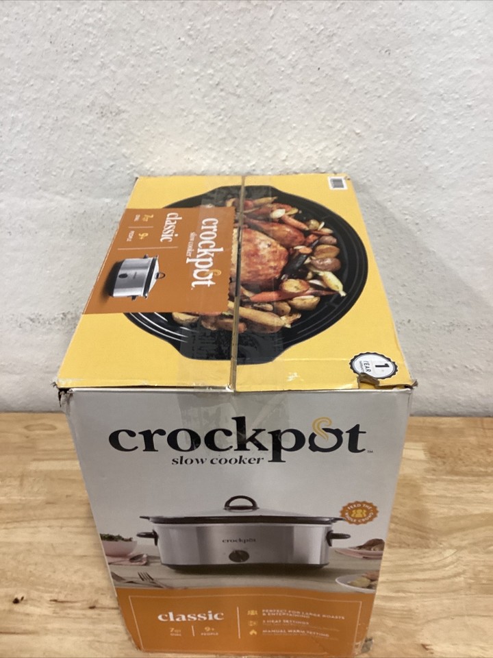 CrockPot SCV700SS 7 qt. Manual Slow Cooker 48894034954 eBay