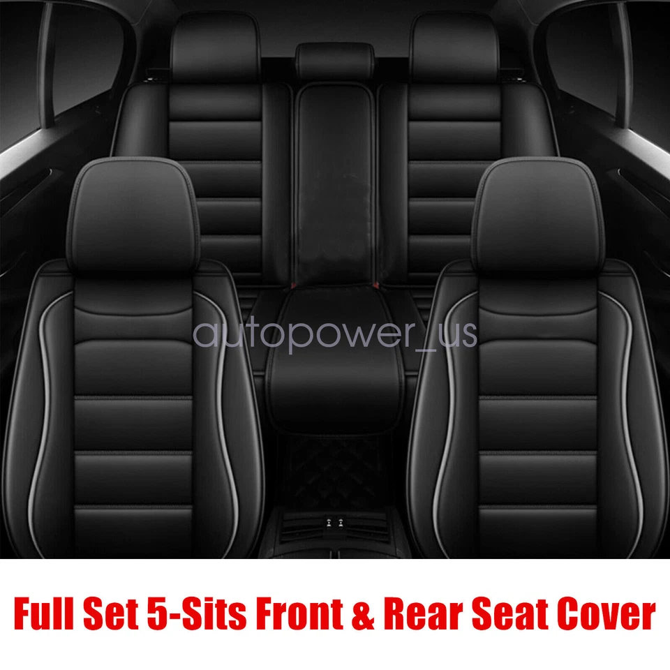 For Honda Accord/Civic/CR-V/Clarity/Insight 2007-2023 Front Rear Black Full Set - Image 4 of 4