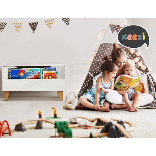 Keezi Kids Toy Box Bookshelf Storage Children Room Bookcase Organiser Display - Picture 9 of 10