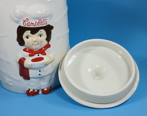 Tarro/bote para galletas de sopa Campbell's. 1999 por Houston Harvest. - Imagen 9 de 13