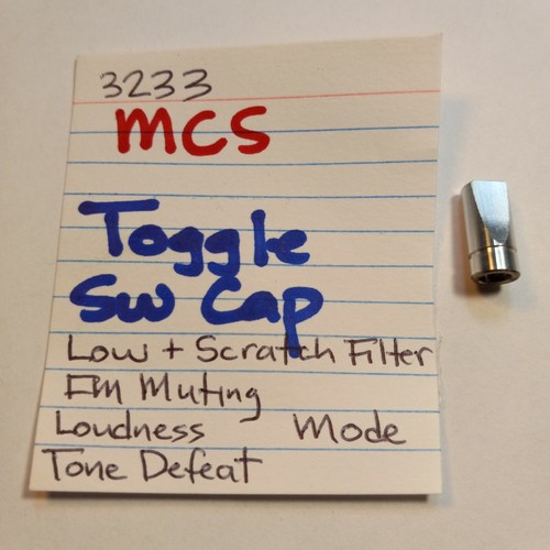 📈MCS 💥TOGGLE SWITCH CAP FILTER FM MUTE LOUD MODE TONE💥 3233 STEREO RECEIVER