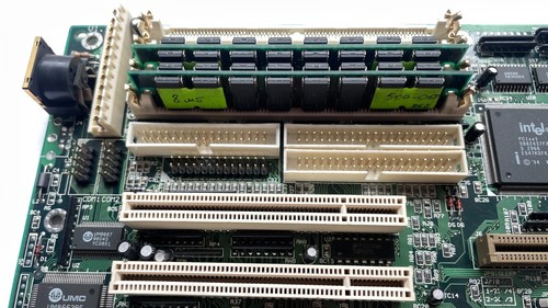 PCChips M507 Socket 5 Baby AT Motherbard with Pentium 100 MHz CPU and 16MB RAM - Picture 5 of 12